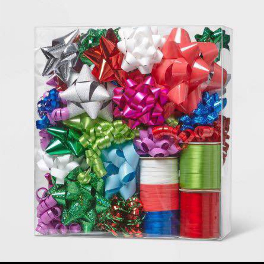 New Wondershop 30PC multicolored gift bows and ribbons